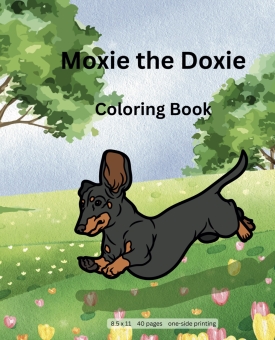 Moxie the Doxie Coloring Book